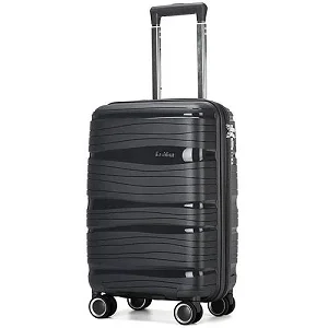 Small Size Waterproof Rubber Plastic Suitcase - Black