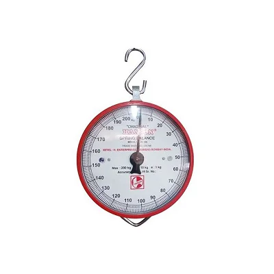 200kg Original Hanson Heavy Duty Hanging Weighing Scale-  Red.