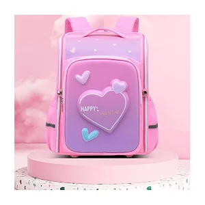 Girls Beautiful School Bag - Pink