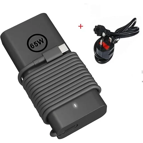 DELL USB Type C Charger 65W for Laptop With Power cable