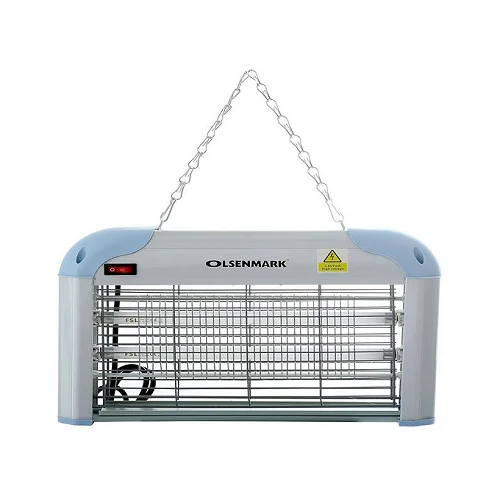 OLSENMARK Fly &amp; Insect Killer - Powerful Fly Zapper 2x15W UV Light Tube - Electric Bug Zapper, Insect Killer, Fly Killer, Wasp Killer - Insect Killing Mesh Grid -Multi