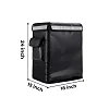 Professional Insulated Food Delivery Backpack - Black