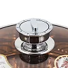 28Cm Stainless-steel Food Steamer With Manual Timer - Silver