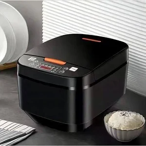 5L Multi functional Non stick Rice Cooker - Black