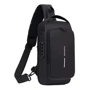 Classic Shoulder Bag/ Cross Body Bag - Black