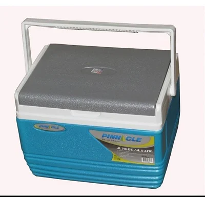 Pinnacle Insulated Water Cooler Ice Chiller Box 4.5L - Blue