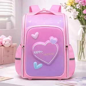 Backpack for 5-12 Years Girl Stylish Durable Water-Resistant Backpack School Bags