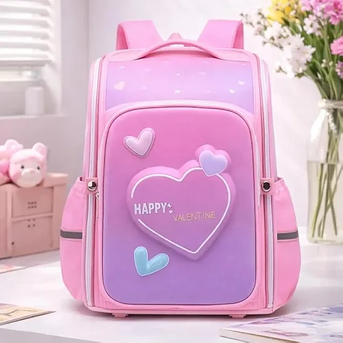 Backpack for 5-12 Years Girl Stylish Durable Water-Resistant Backpack  School Bags