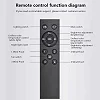 Modern LED Ceiling Fan with Light - 7 Blades,Remote Control