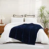 5*6 Soft warm  Fleece Throw Blanket - Blue