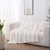 5*6 Soft warm  Fleece Throw Blanket - White