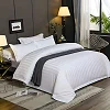 4pcs 5x6 Egyptian Duvet Set With Bedsheet And 2 Pillowcases - White
