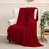 5*6 Soft warm  Fleece Throw Blanket - Maroon