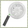 LED Ceiling Fan Lamp With Remote Control - White