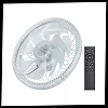 LED Ceiling Fan Lamp With Remote Control for Adjustable Lighting And Speed