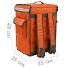 Professional Insulated Food Delivery Backpack - Orange