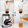 1.5L 2 in 1 Electric Glass Blender With  Glass Grinder - Silver