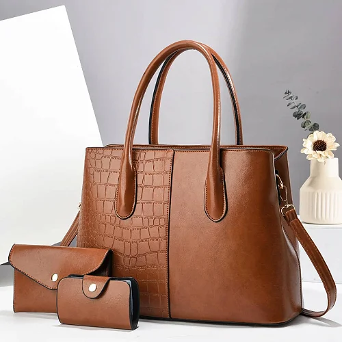Ladies Classic Hand Bag with a Wallet