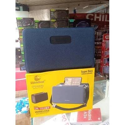 BoomBest LN-711BT Portable Wireless Speaker With Bluetooth With USB Port,  Card Inputs