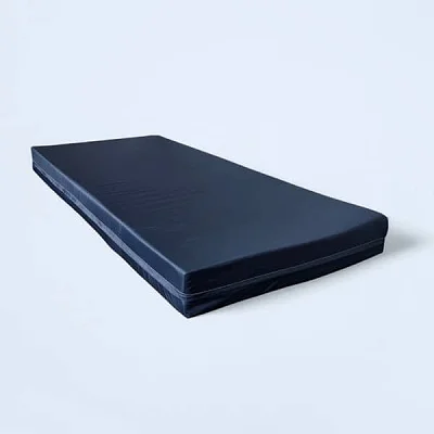 6x6 Leather Waterproof Mattress Cover (mackintosh)  - black