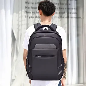 Men's Classic Denggao Backpack Laptop Bag-Black