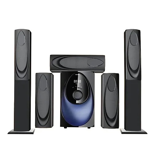 Globalstar GS-2115 5.1 Multimedia Speaker System With Bluetooth, USB, SD card, AUX, and FM radio