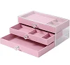 Three Layer Jewelry Storage Box Jewelry Holder - Multicolor