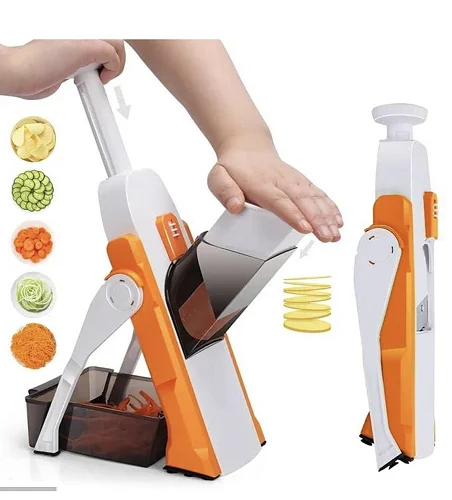 Potato Slicer, Chopper For Vegetable &amp; Fruits Chopper Cutter With Stainless Steel Blade