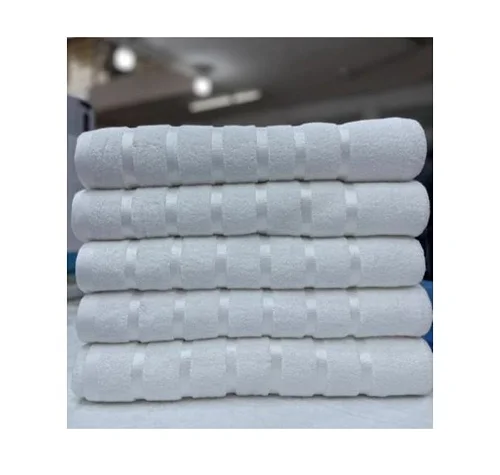 Large Size Cotton Bath Towel 90x 160cm - White Colour