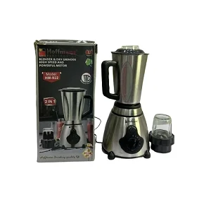 Hoffmans HM-922 Electric Blender And Grinder Stainless Steel Blender 2-in-1