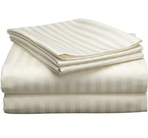 5X6 Egyptian Cotton Bedsheets 4pcs(2 flat sheets and 2 pillow cases) - White