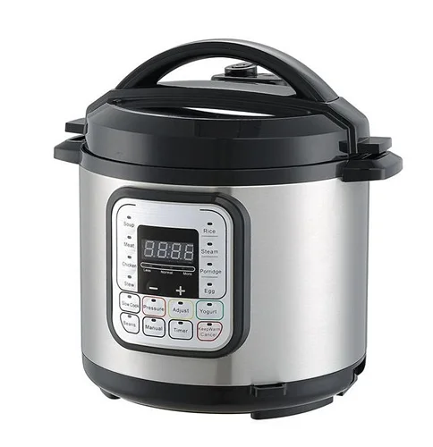 Global Star ELECTRIC PRESSURE COOKER GS-606 (6L) - Silver