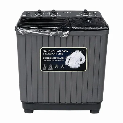 Pixel 6kg Twin Tub Washing Machine - Grey