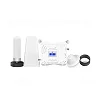 Mobile Cell Phone Amplifier Triband Booster Triple Band 2G/3G/4G GSM Signal Booster+ Site Installation Repeater ALC Antenna Kit -White