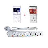 Sollatek Pack of TV Guard+ Fridge Guard +Extension Cable 6 ways-White