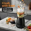 Midea 1.5L High Quality Glass Blender 600W 2 in 1  -Black