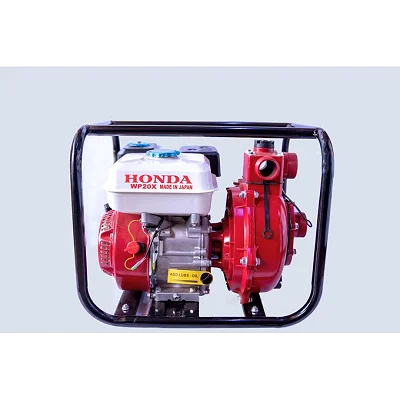 Honda High Pressure Petrol Engine Surface Water Pump – 3 Outlets Up To 200M - Red/white