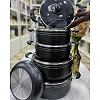 Non stick Cookware Set 6 in 1 - Black