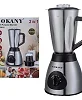 Sokany 2 In 1 Blender Grinder With Unbreakable Jars 3 Speeds 400W 1.5Litre Juicer- Multicolor