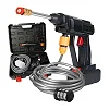 Portable Cordless High-pressure Car Washer Water Gun With 1 Battery