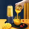 Portable Juicer Blender with a Mini Juice Cup - 2 in 1 with 6 Blades - Multicolor