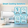 Midea 9,000 BTU Mini Split  Inverter Air Conditioner/Heating System - White