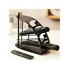 Remote control storage organizer rack