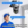4G Solar Powered CCTV Camera, Full HD 6MP with Night Vision, Motion - White