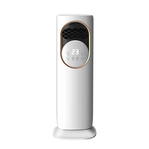 4-in-1 Oscillating Tower Fan Cooler &amp; Heater with Humidifier – White