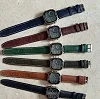 Casio Men's World Time Leather Strap Quartz Watch - Brown