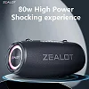 Zealot S87  Wireless Bluetooth Speaker, 80W With Deep Bass, IPX6 Waterproof - Black