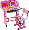 Study desk & chair for kids Adjustable Kids Study Desk Set - Pink