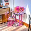Study desk & chair for kids Adjustable Kids Study Desk Set - Pink