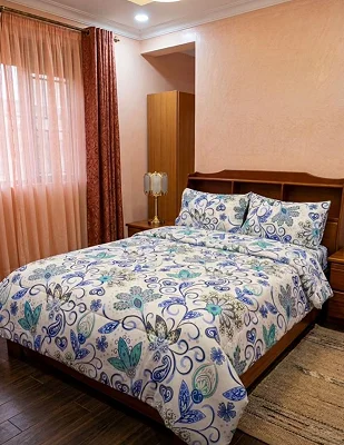 Grace Foam 5*6  Light Duvet Set, 1 Duvet 1 Bedsheet,  2 Pillows Cases - Color Prints Delivered Varies